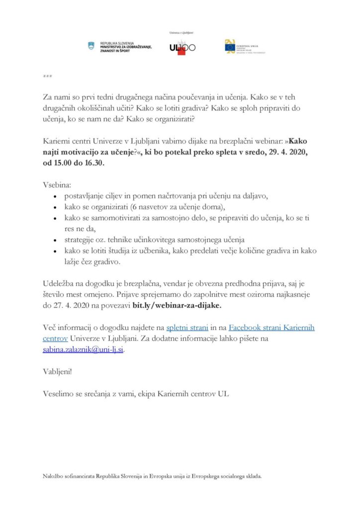 Kako najti motivacijo za učenje?