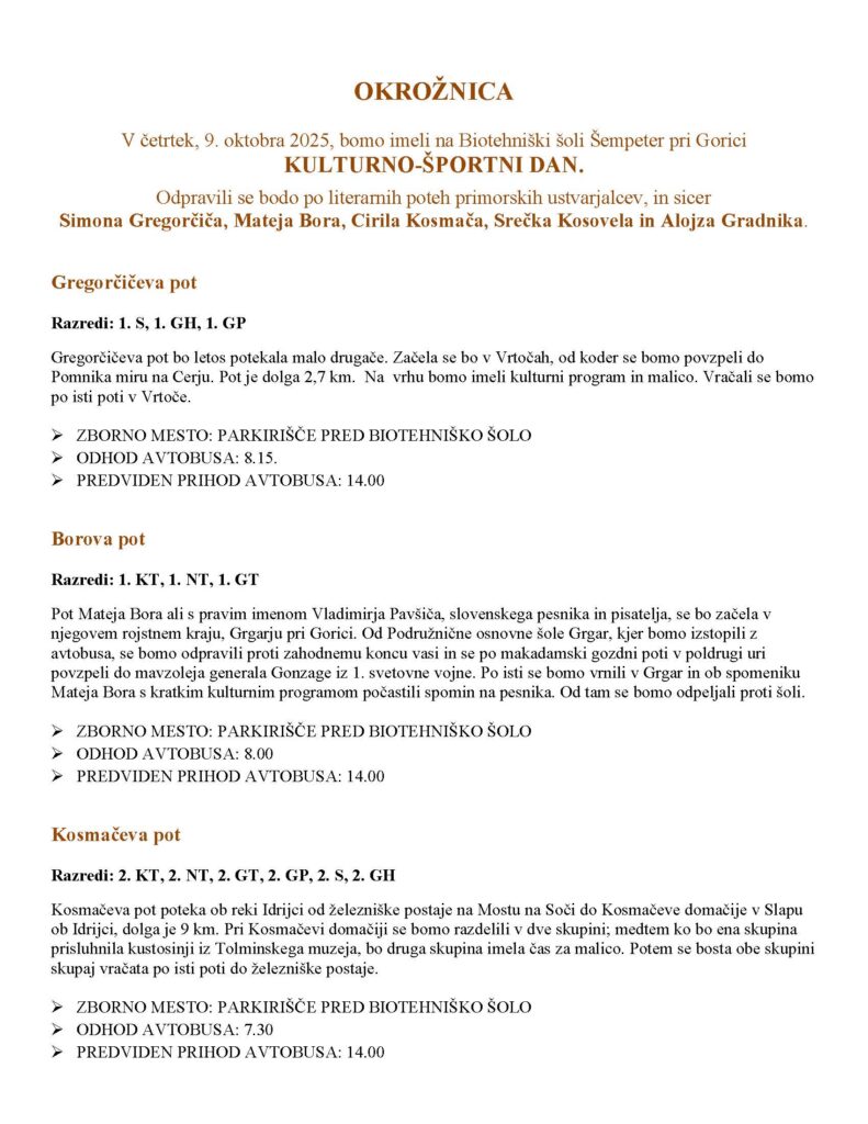 JESENSKI KULTURNO-ŠPORTNI DAN 2025